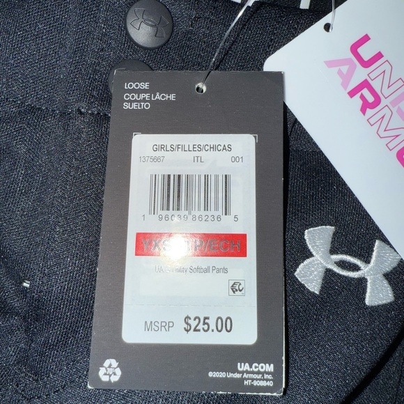 Under Armour Black Softball Pants - Picture 3 of 7